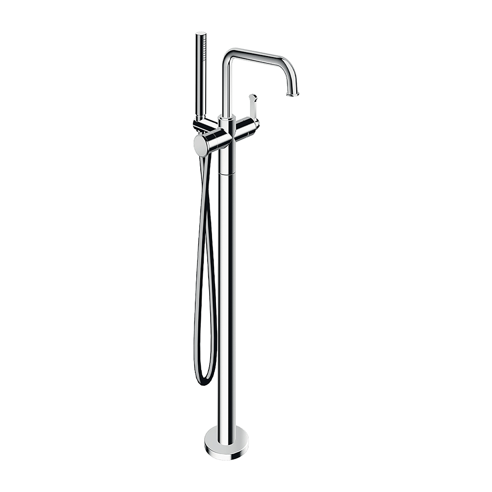 BAIN DOUCHE  MONOCOLONNE SUR PIED SANS MECANISME CHROME