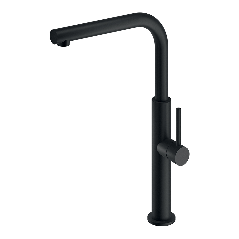 MITIGEUR CUISINE BEC EN L HAUTEUR 385 BLACK