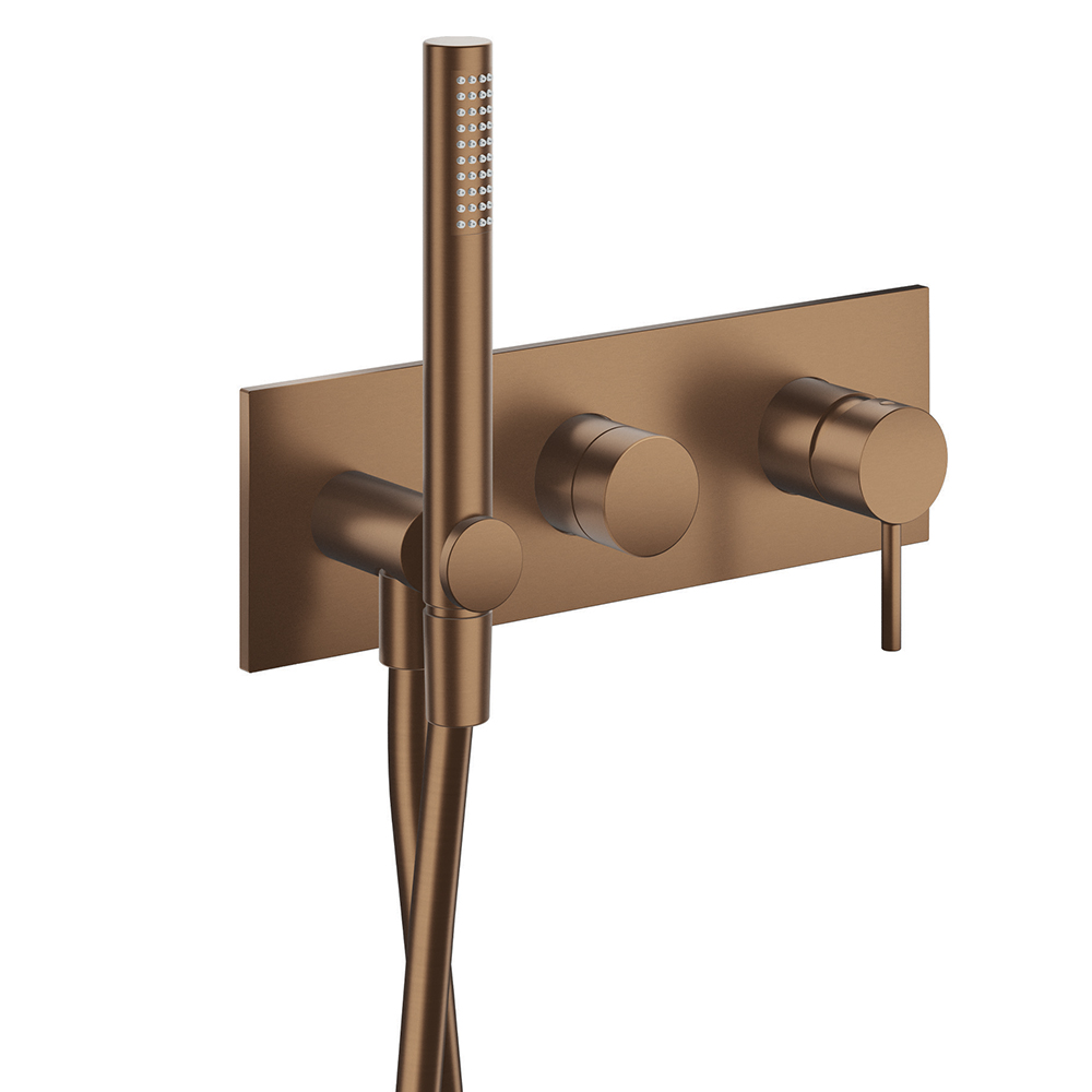 FACADE DE DOUCHE MITIGEUR 2 SORTIES AVEC DOUCHETTE PHI