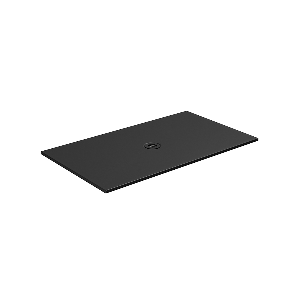 RECEVEUR DE DOUCHE SOLO DUE 80X80 H2 RECOUPABLE BLACK