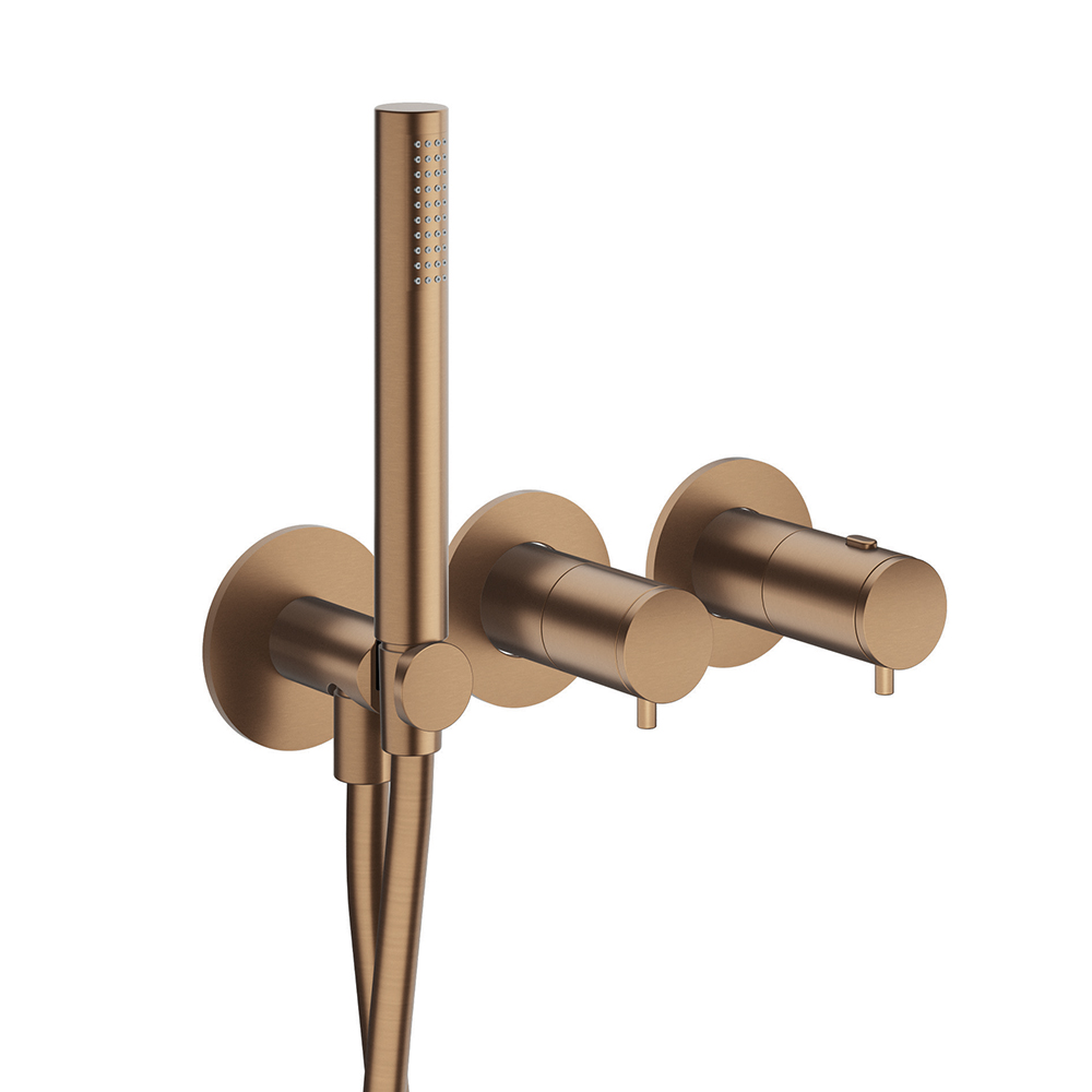 FACADE DOUCHE BAIN DOUCHE THERMOSTATIQUE 2 SORTIES