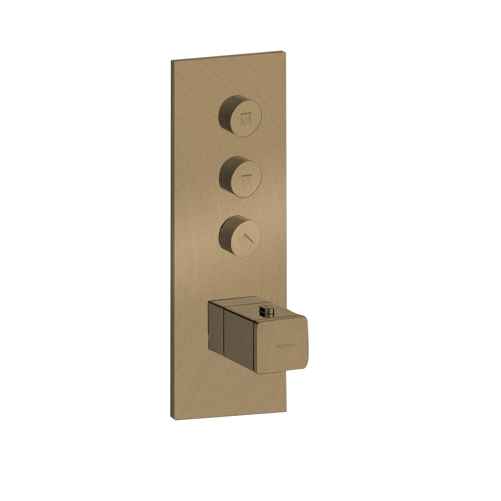 FACADE THERMO TWIST THERMO 3 SORTIES QUADRI OR ROSE BROSSE