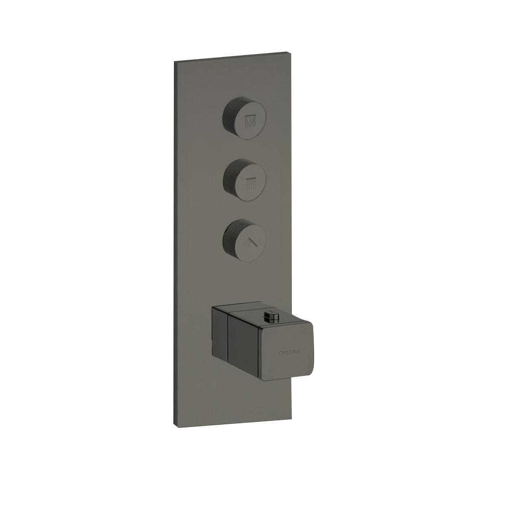 FACADE THERMO TWIST THERMO 3 SORTIES QUADRI CHROME NOIR