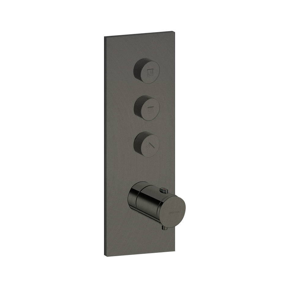 FACADE THERMO TWIST THERMO 3 SORTIES CHROME NOIR BROSSE