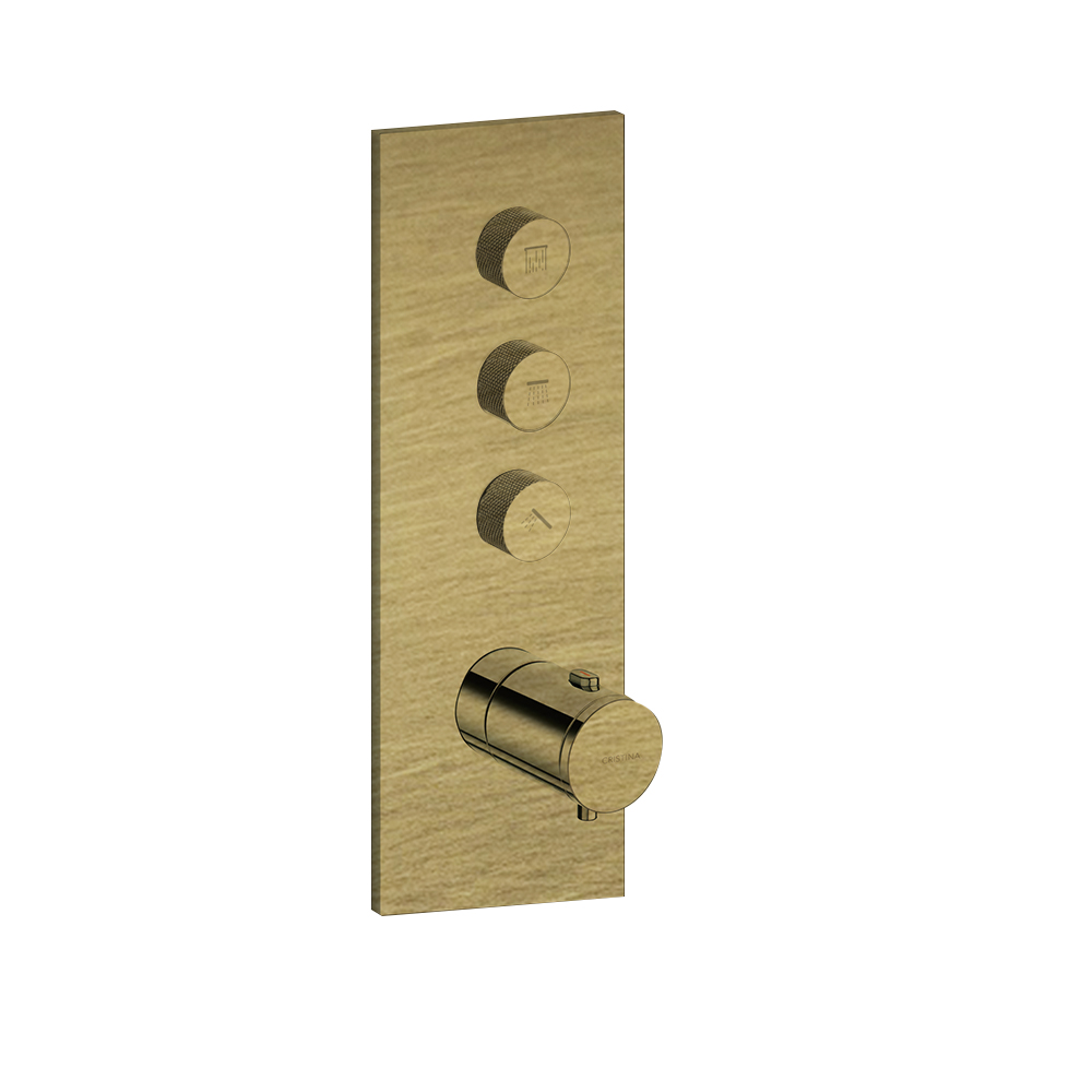 FACADE THERMO TWIST THERMO 3 SORTIES TRIVERDE VIEUX BRONZE