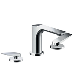 LAVABO MELANGEUR 3 TROUS BLADE CHROME