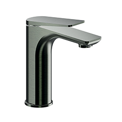 MITIGEUR LAVABO REGULAR BLADE VIDAGE UP&D CHROME NOIR BROSSE