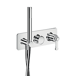 FACADE DOUCHE/BAIN DOUCHE 2 SORTIES CHROME