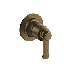 MITIGEUR DOUCHE  ENCASTRE COMPLET  VIEUX BRONZE MAT