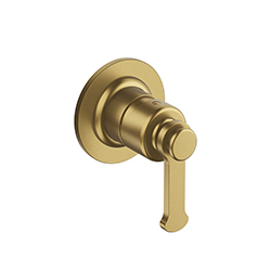 MITIGEUR DOUCHE  ENCASTRE COMPLET  OR BROSSE