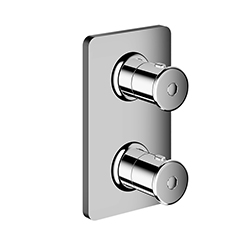 FACADE EXTERNE FARO LAITON THERMOSTATIQUE 2 SORTIES