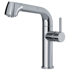 EVIER PREMIUM UNIC HAUT AVEC DOUCHETTE BI-JETS CHROME ***FIN