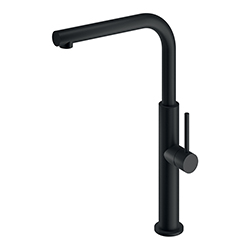 MITIGEUR CUISINE BEC EN L HAUTEUR 385 BLACK
