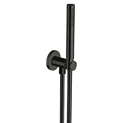 ENSEMBLE APPLIQUE PRISE D'EAU DOUCHETTE FLEXIBLE RONDE