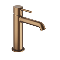 LAVABO MITIGEUR REG AVEC VIDAGE UP&DOWN® LAITON PHI OR ROSE BROSSE