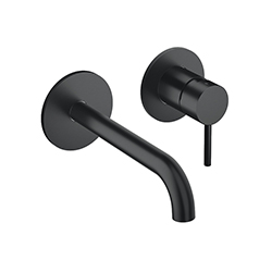 LAVABO MITIGEUR MURAL PHI AVEC ROSACES BEC 225 MM