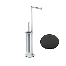 PORTE ROULEAU ET PORTE BALAI A POSER BLACK MAT