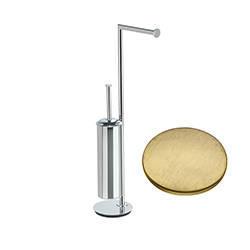 PORTE ROULEAU ET PORTE BALAI A POSER OR BROSSE